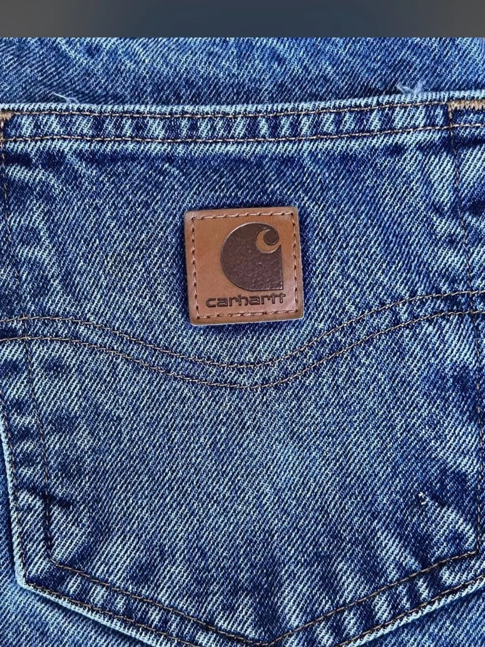 Carhartt Men's Relaxed Fit Jeans in Blue Denim SZ 36 X 32